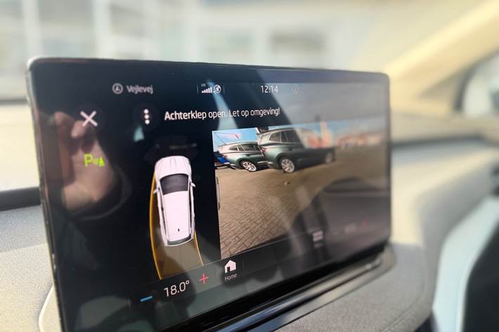Grå Skoda Enyaq fra 2021