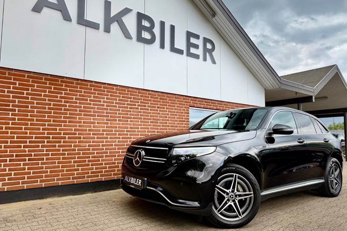 Sort Mercedes EQC400 fra 2022