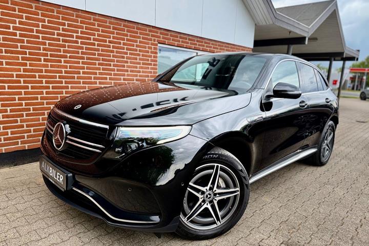 Sort Mercedes EQC400 fra 2022