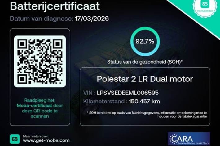 Sort Polestar 2 fra 2021