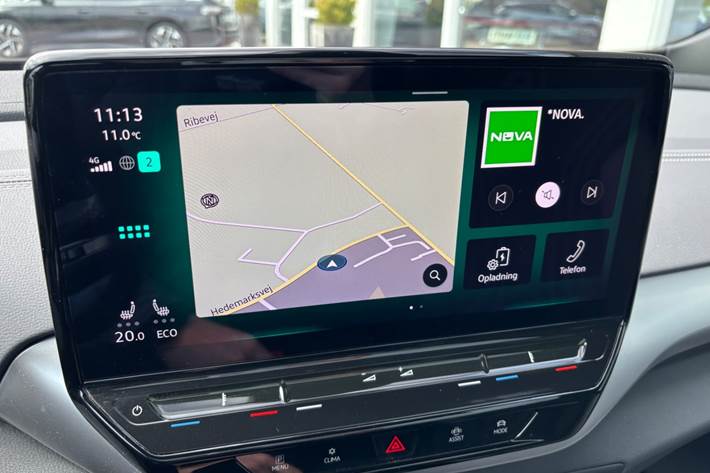 Blå VW ID.4 fra 2023