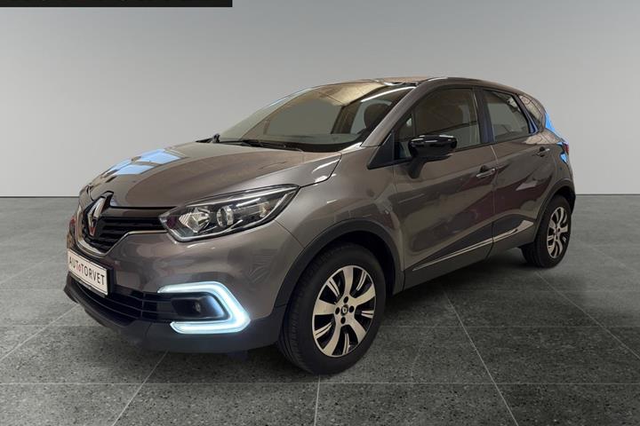 Grå Renault Captur fra 2017 set udefra