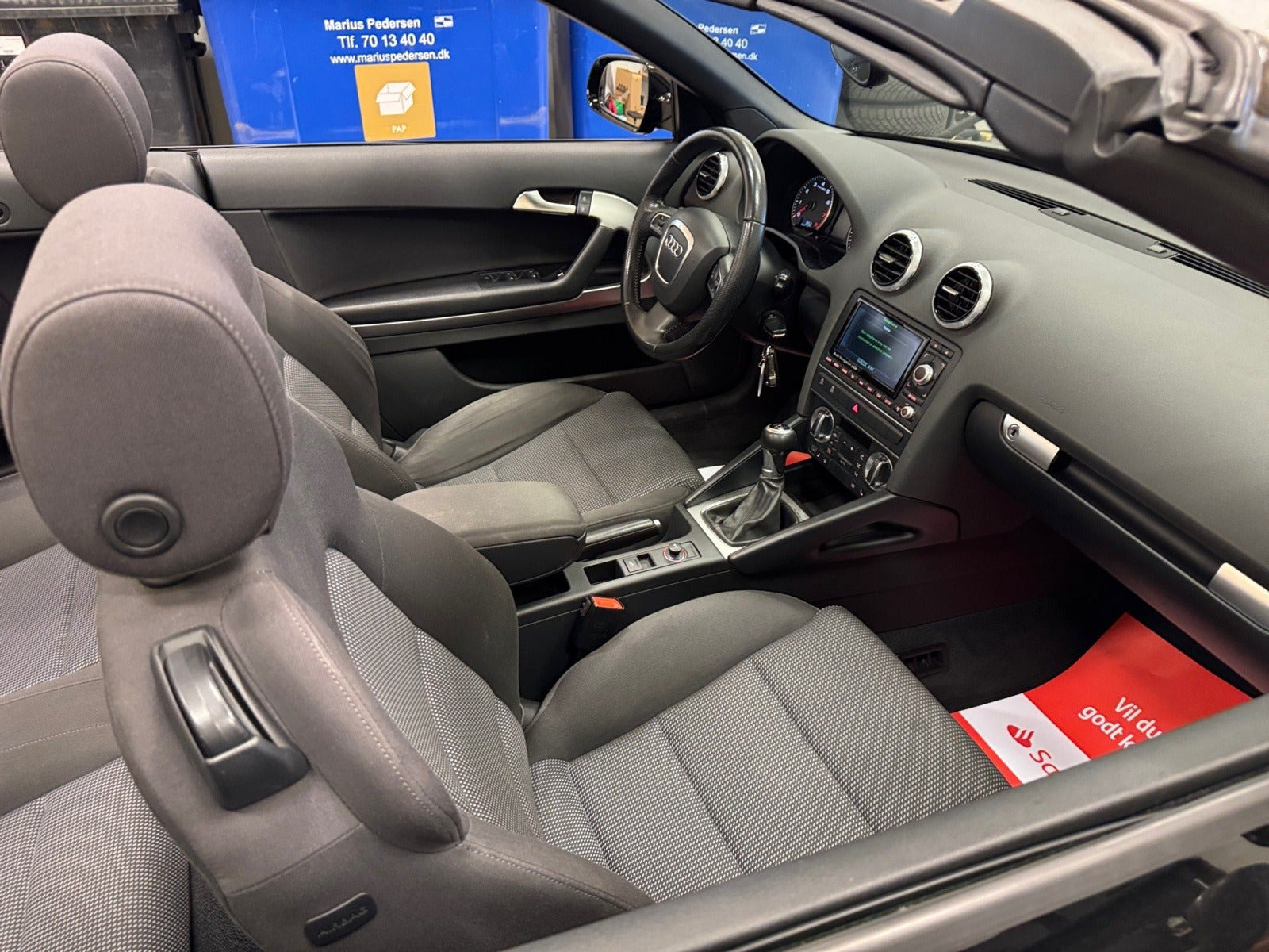 Sort Audi A3 fra 2011