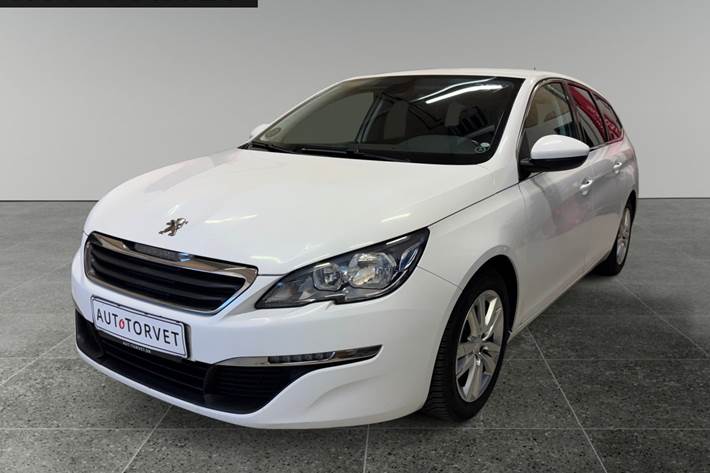 Hvid Peugeot 308 fra 2015