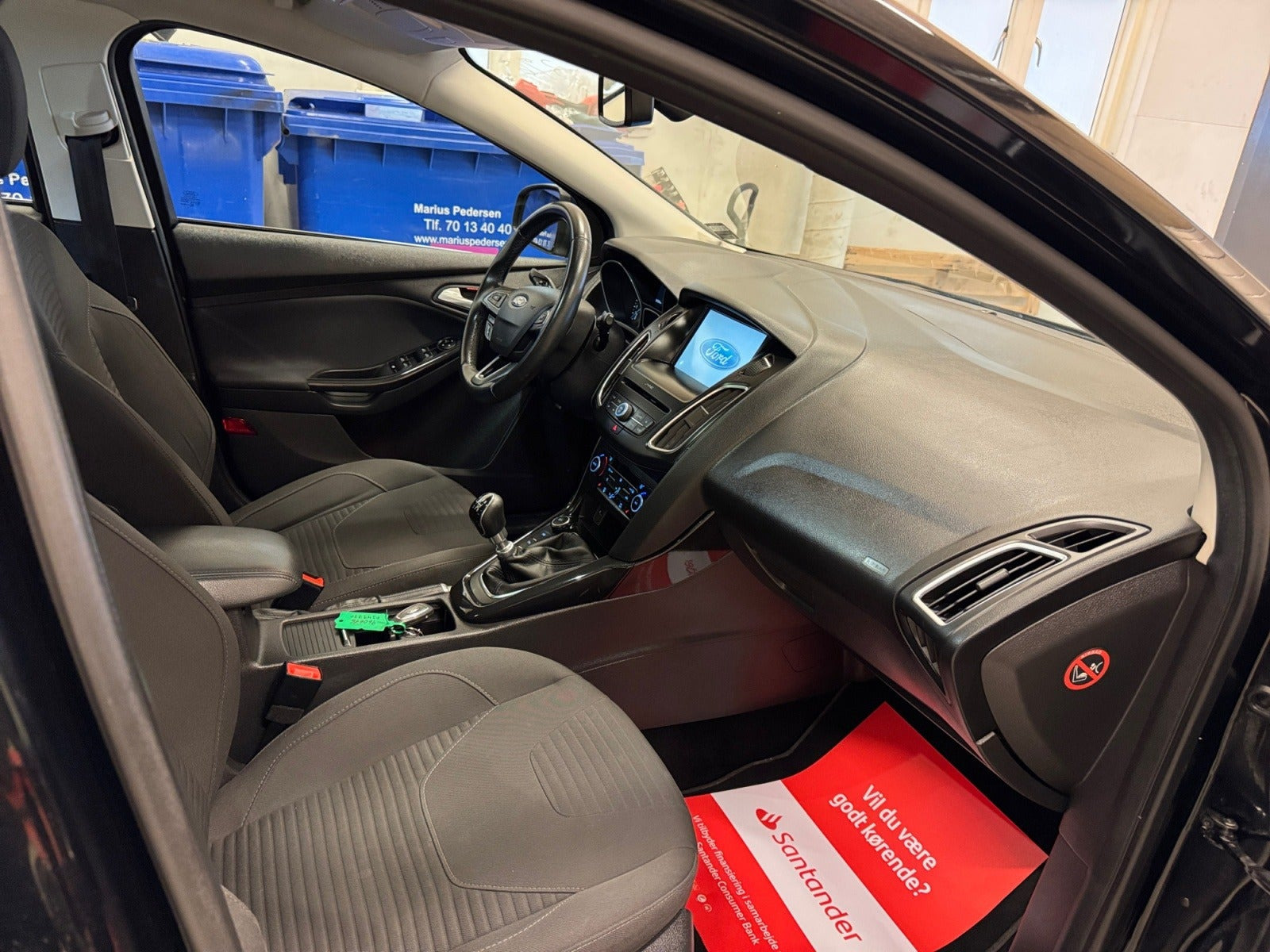 Sort Ford Focus fra 2015