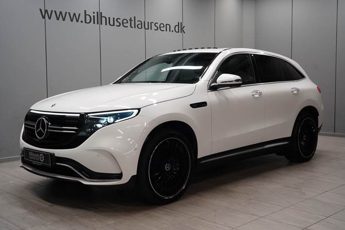 Hvid Mercedes EQC400 fra 2023