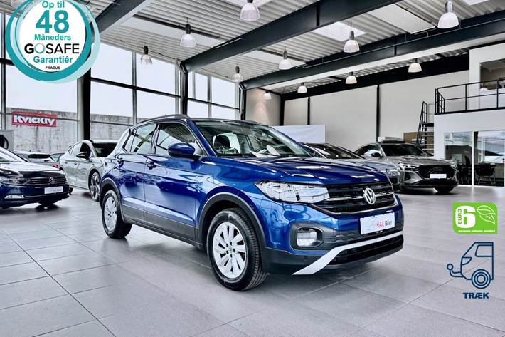 Blå VW T-Cross fra 2020