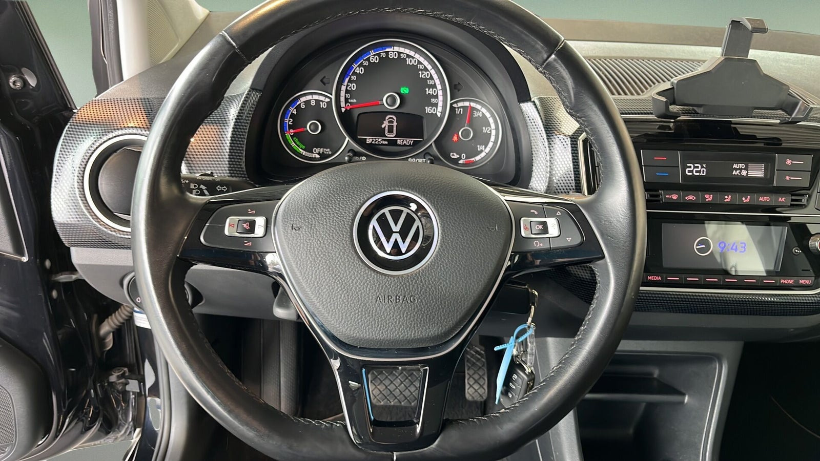 Sort VW E-UP! fra 2021