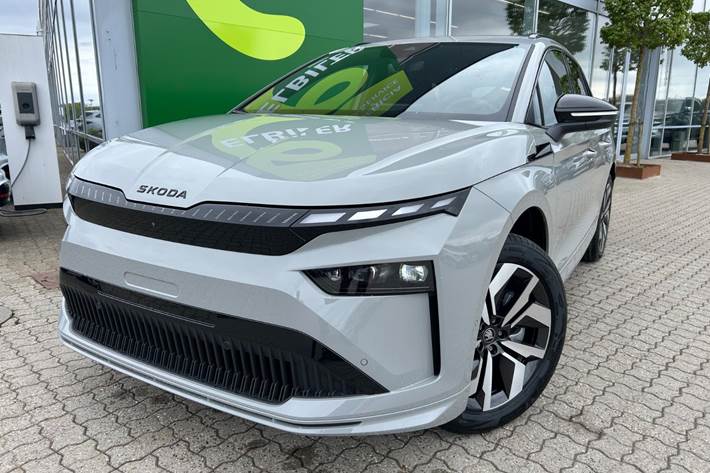 Grå Skoda Enyaq fra 2026