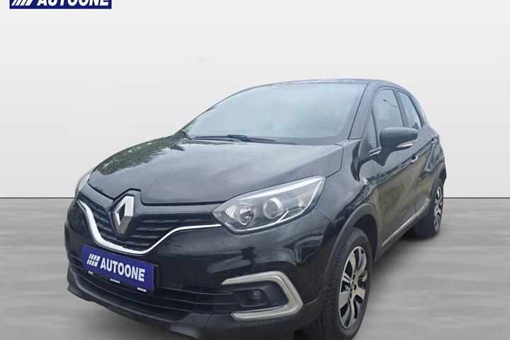 Sort Renault Captur fra 2017 set udefra