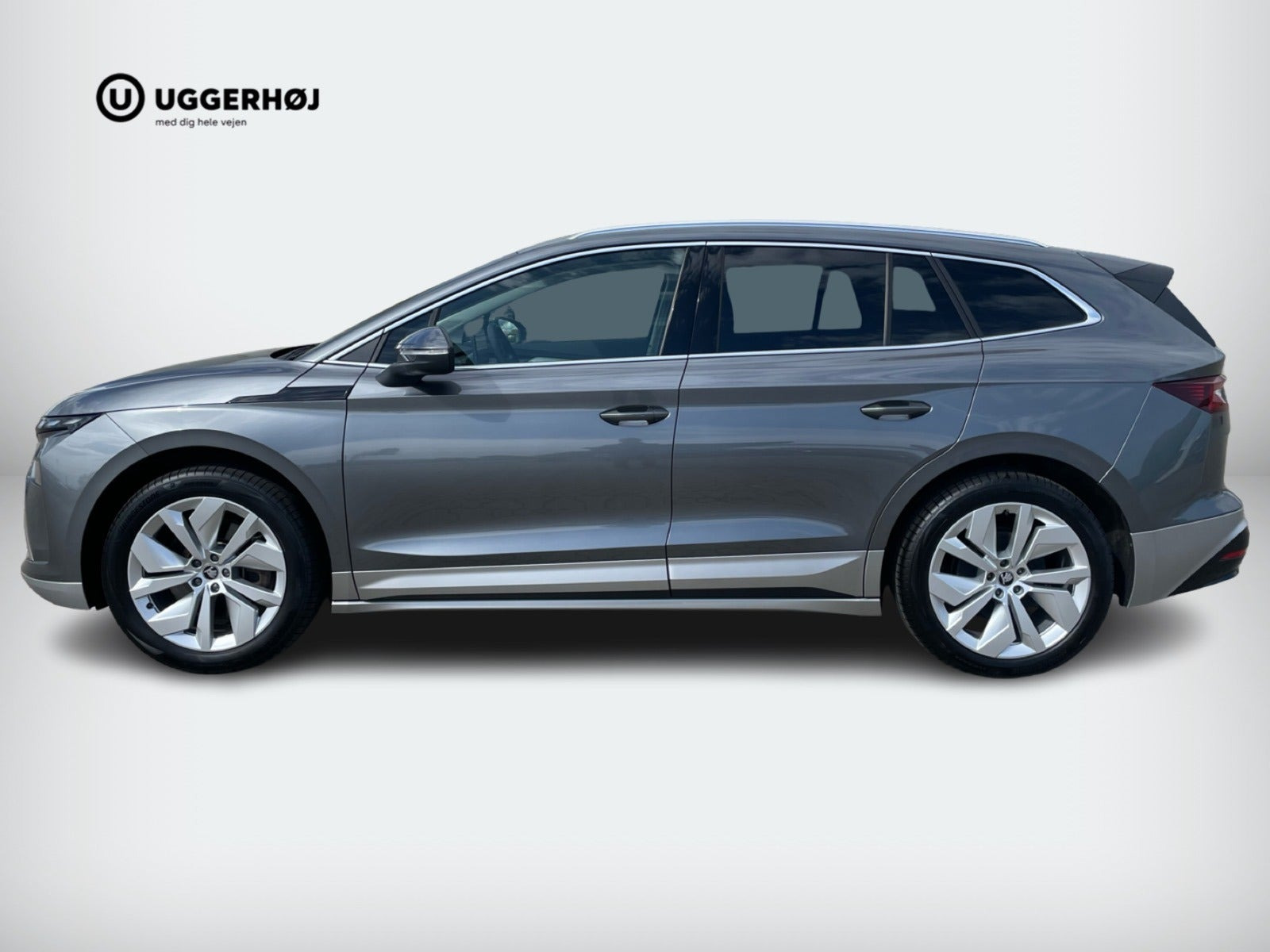 Grå Skoda Enyaq fra 2026