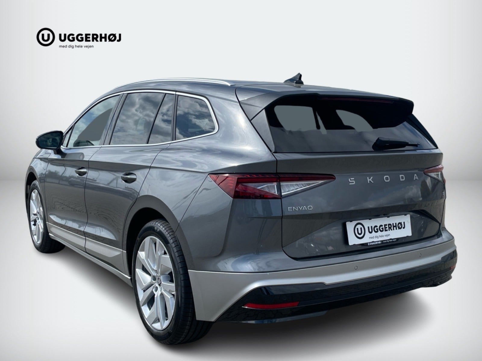 Grå Skoda Enyaq fra 2026