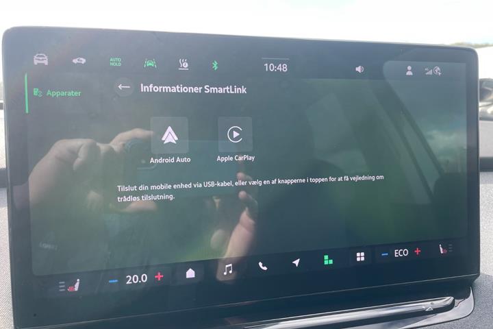 Grå Skoda Enyaq fra 2026