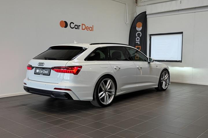 Hvid Audi A6 fra 2019