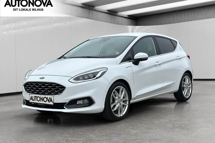 Hvid Ford Fiesta fra 2020