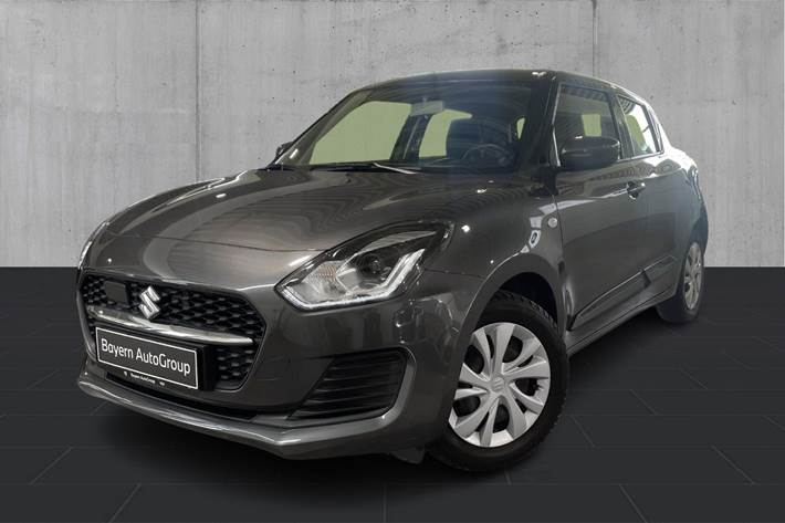 Grå Suzuki Swift fra 2021 set udefra