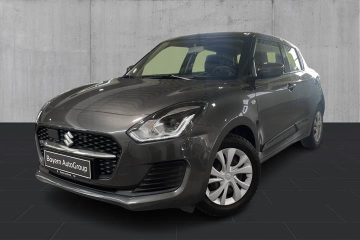 Grå Suzuki Swift fra 2021 set udefra