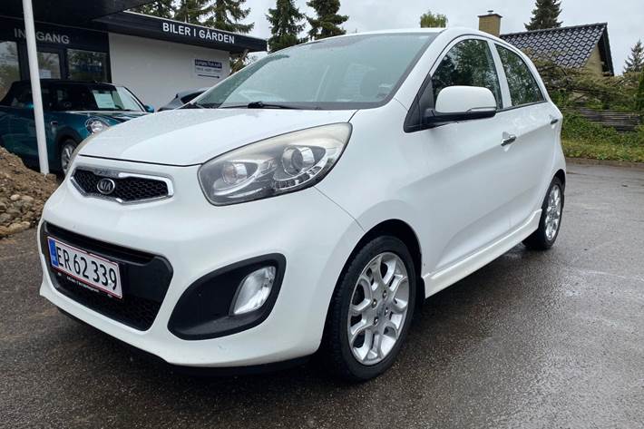 Hvid Kia Picanto fra 2012