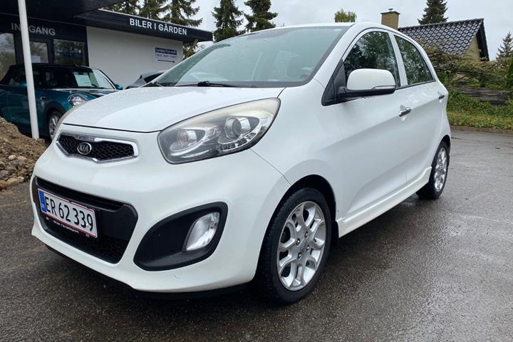 Hvid Kia Picanto fra 2012