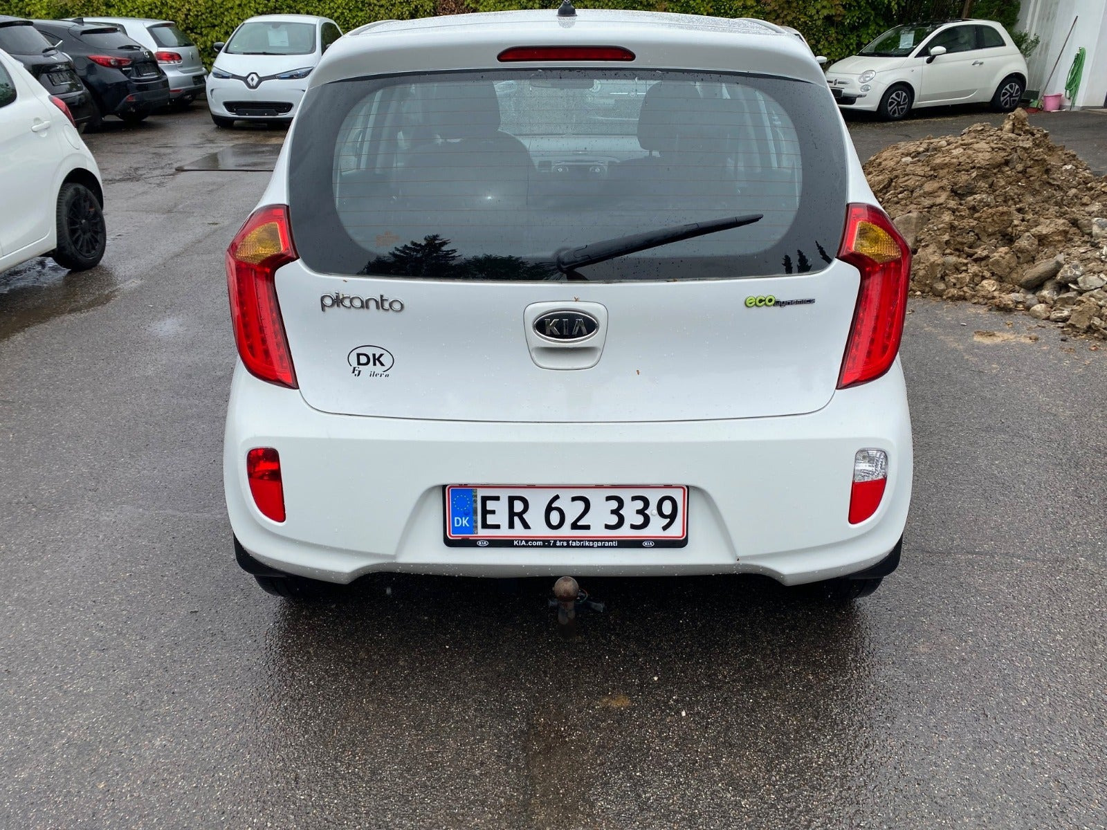 Hvid Kia Picanto fra 2012