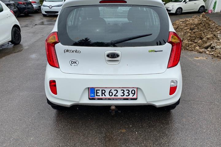 Hvid Kia Picanto fra 2012
