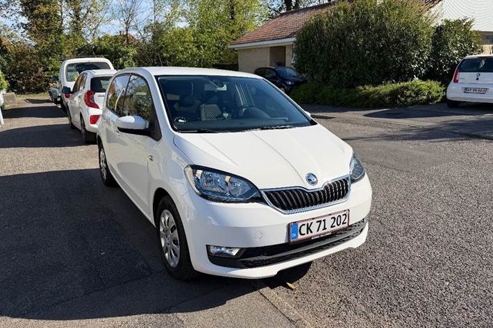 Hvid Skoda Citigo fra 2019