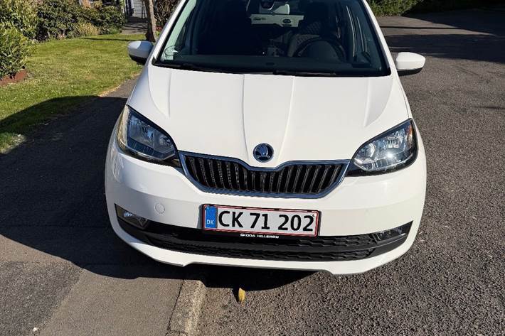 Hvid Skoda Citigo fra 2019