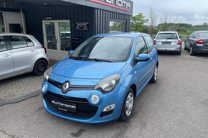 Blå Renault Twingo fra 2012
