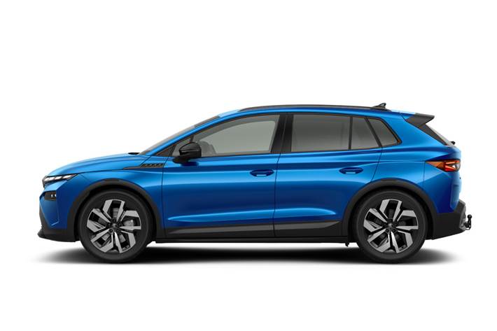 Blå Skoda Elroq fra 2026