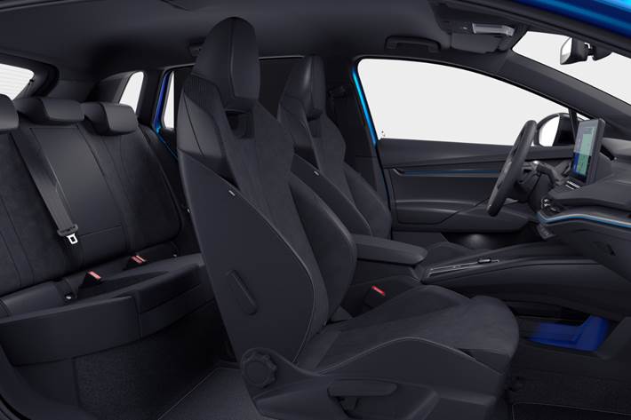 Blå Skoda Elroq fra 2026