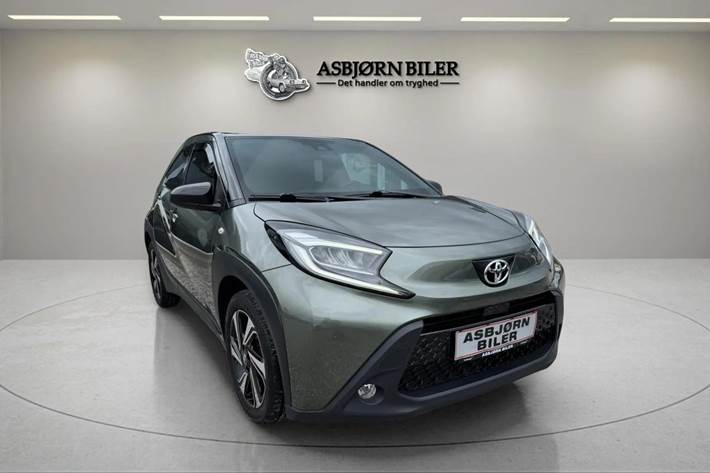 Grøn Toyota Aygo X fra 2022