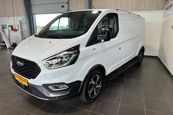 Hvid Ford Transit Custom 300 L2 fra 2021