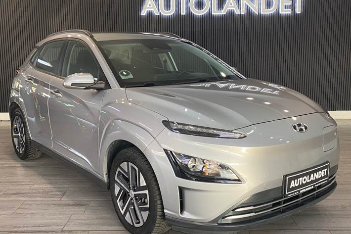Sølv Hyundai Kona fra 2021