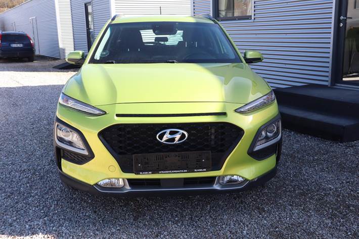 Grøn Hyundai Kona fra 2019