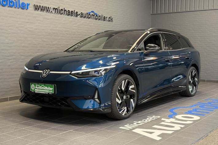 Blå VW ID.7 fra 2025