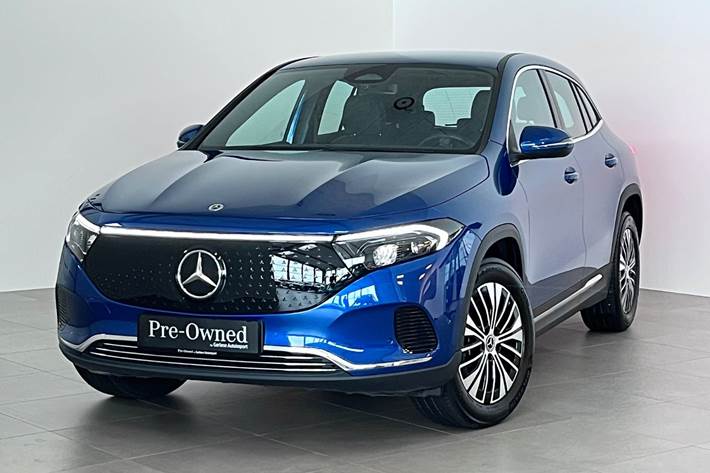 Blå Mercedes EQA350 fra 2025