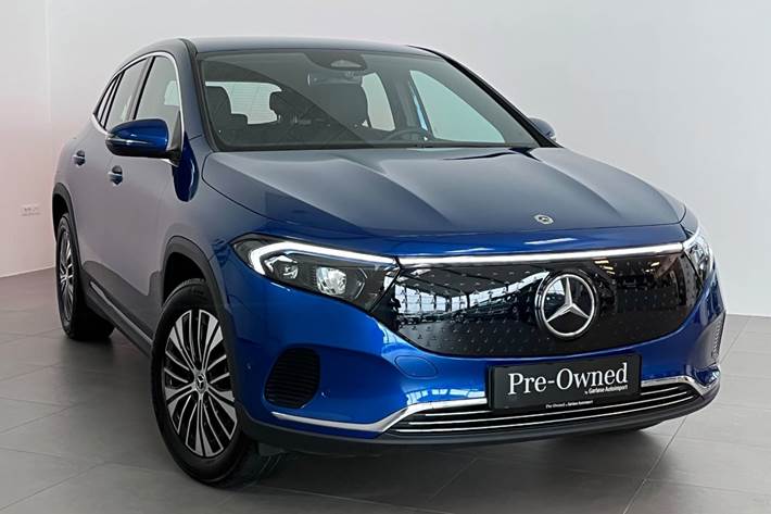 Blå Mercedes EQA350 fra 2025