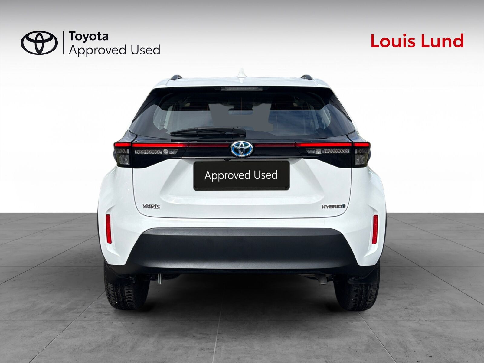 Hvid Toyota Yaris Cross fra 2024