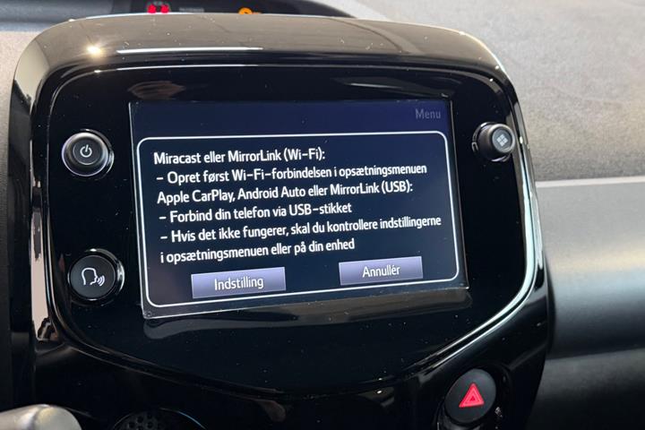 Hvid Toyota Aygo fra 2021