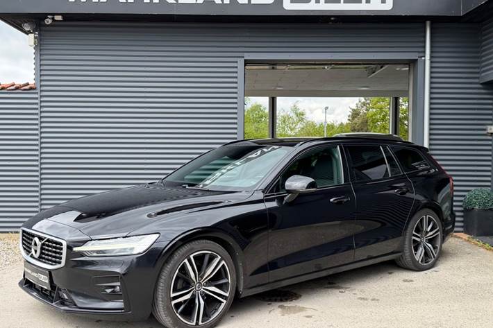 Sort Volvo V60 fra 2019