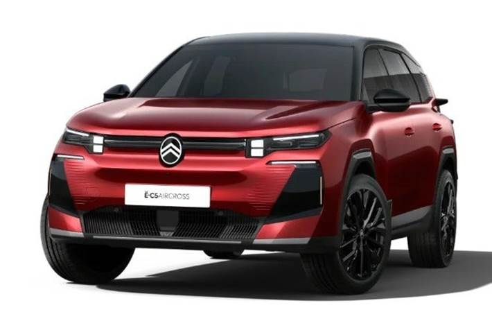 Rød Citroën ë-C5 Aircross fra 2026
