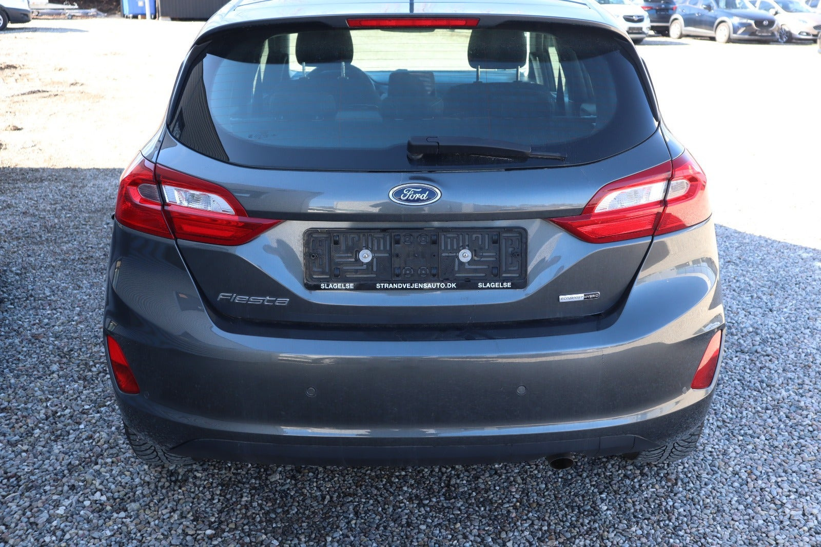 Grå Ford Fiesta fra 2021