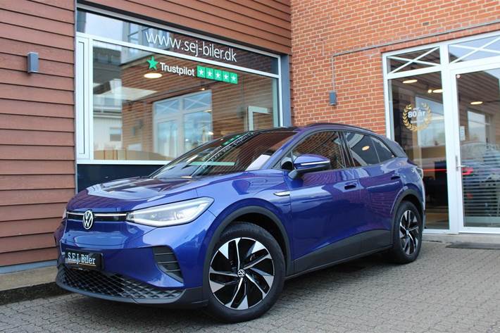 Blå VW ID.4 fra 2021