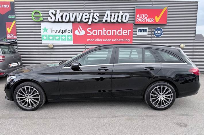 Sort Mercedes C200 d fra 2016