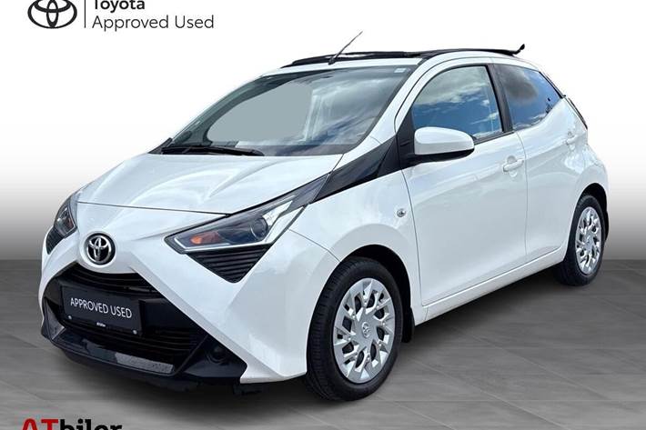 Hvid Toyota Aygo fra 2019