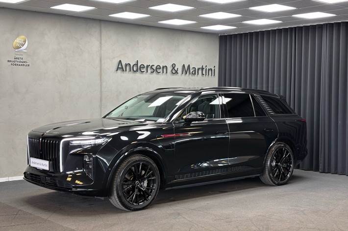 Sort Hongqi E-HS9 fra 2024