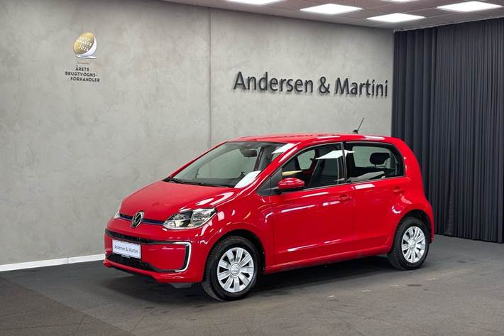 Rød VW e-up fra 2021