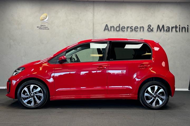 Rød VW e-up fra 2021