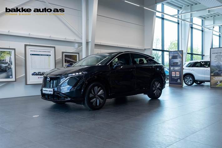 Sort Nissan Ariya fra 2025