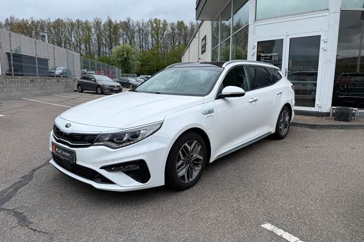 Hvid Kia Optima fra 2020